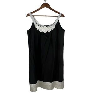 MISS ME COLLECTION‎ SLEEVELESS BABYDOLL SILK BLEND MINI DRESS